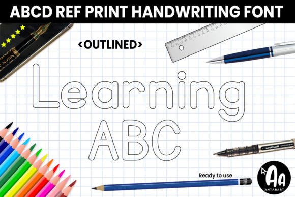 Abcd Ref Outlined: A Modern Display Typeface for Designers