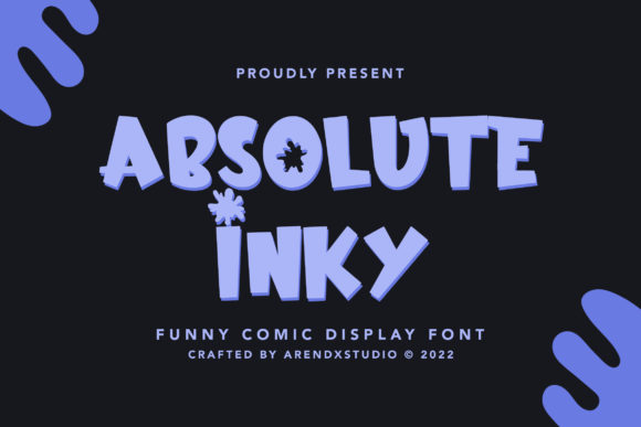 Absolute Inky: A Distinctive Comic Display Typeface