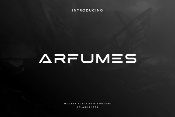 Arfumes: A Modern Typeface for Futuristic Design