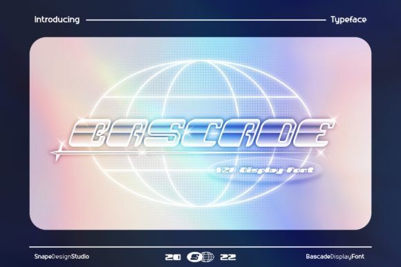 Bascade: A Futuristic Display Font for Bold, Modern Design