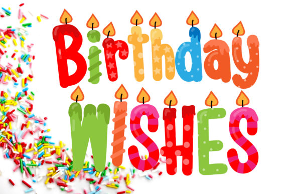Birthday Wishes Duo: A Font for Festive Creativity