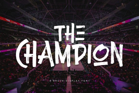 Champion: A Brush Display Font with Authentic Character