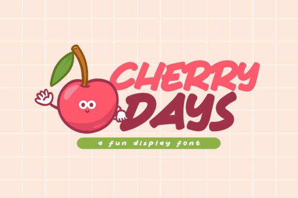 Cherry Days: A Playful Display Font for Creative Projects