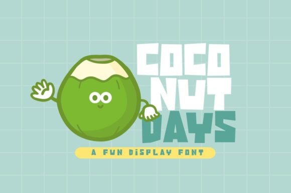 Coconut Days: A Playful Font for Creative Designs