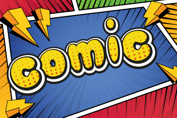 Comic: A Bold Display Font for Creative Projects