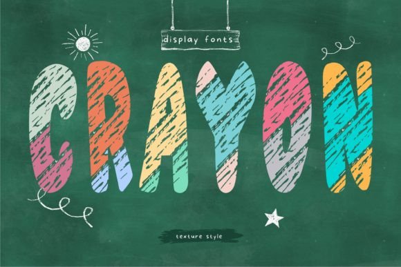 Crayon: The Playful Display Font for Authentic Designs