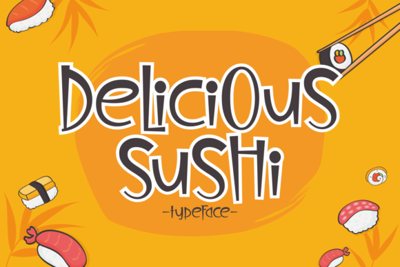 Delicious Sushi: A Sharp, Stylish Display Typeface