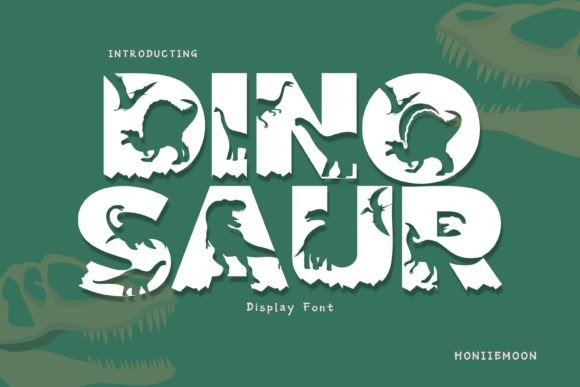 Dinosaur: A Playful Display Font for Modern Designers