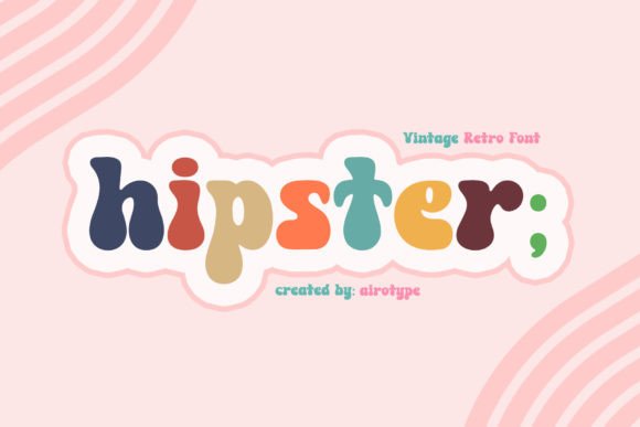 Discover the Playful Charm of a Retro Display Font