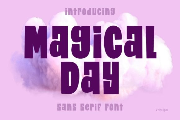 Discover the Playful Charm of the Magical Day Typeface