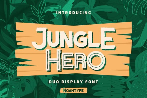Jungle Hero: The Playful Font for Creative Projects