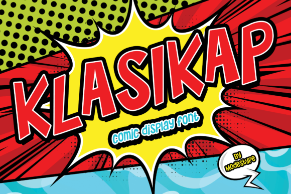 KLASIKAP: The Comic Display Font That Pops