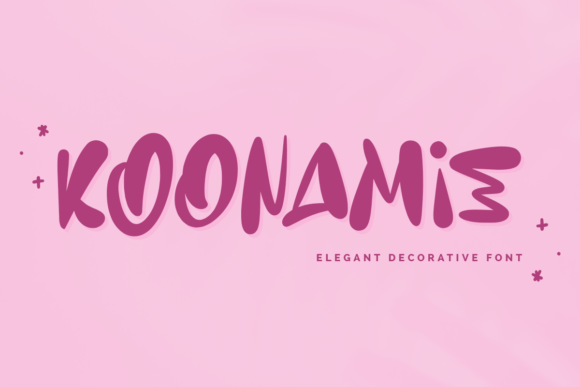 Koonamie: A Whimsical Display Font for Creative Design