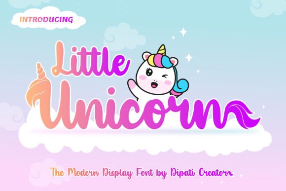 Little Unicorn: A Charming Display Font for Creative Magic