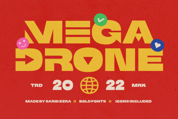 Mega Drone: Bold Typography for Modern Design