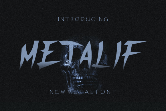 Metalif: A Display Font for Modern, Mysterious Design