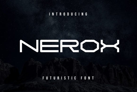 Nerox: The Modern Display Font for Creative Projects