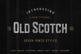 Old Scotch: A Vintage Display Font for Timeless Designs