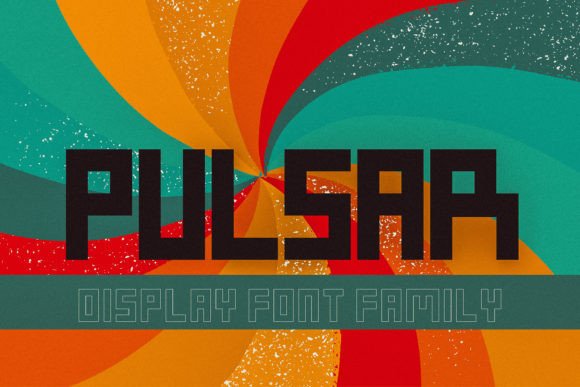 Pulsar: Your New Favorite Geometric Display Font