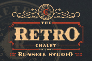 Retro Chalet: A Vintage Font for Timeless Design