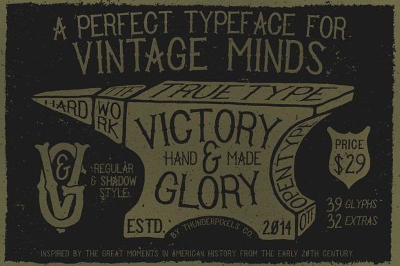 Victory and Glory: A Timeless Font for Bold Designs