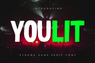 Youlit: A Charming Display Font for Modern Projects